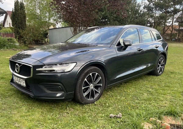Volvo V60 cena 78900 przebieg: 164000, rok produkcji 2018 z Zawiercie małe 407